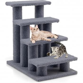 Scaletta per Animali Domestici con Rivestimento Morbido