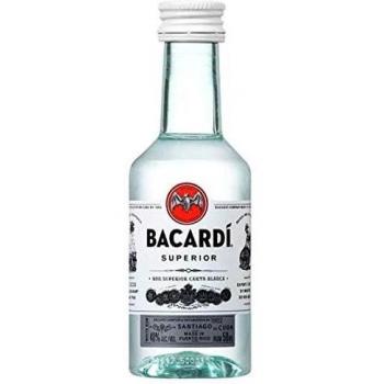 Rhum de la Carte Blanche – Bacardi 40 % vol., 0,05 L PET