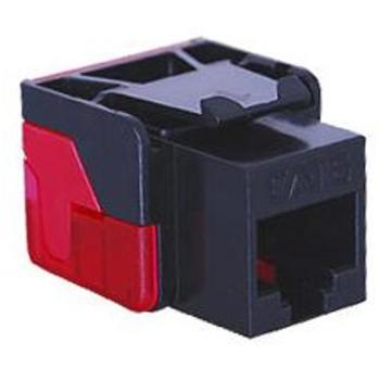 Cat‑6 Black Plug – ICC IC1078L6BK