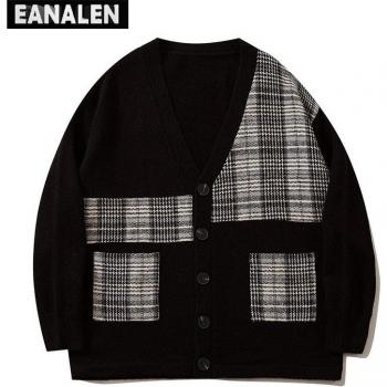 Oversized Plaid Cardigan for Winter
