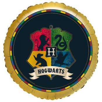Goldschimmernder Hogwarts‑Ballon, Harry Potter, Ø 45 cm