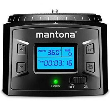 Mantona Turnaround 360 Advanced 3 (Panoramakopf), Stativkopf, Schwarz