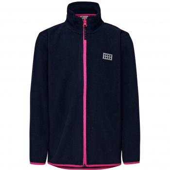 LEGO Wear Fleecejacke para niñas Siam 118, Azul (Rosa oscuro 473)