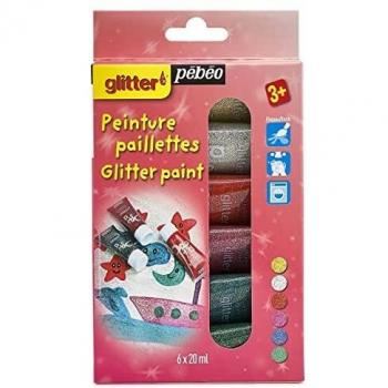 Künstlerfarben Glitzer-Gel Set Pebeo