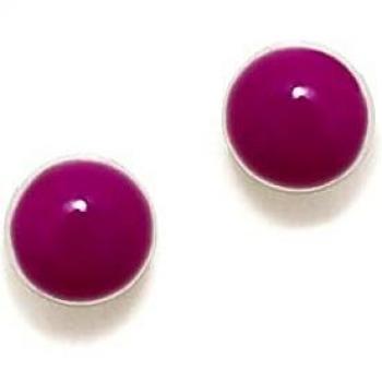 Pendientes Agatha Ruiz de la Prada plata Ley 925m 5 mm. rosa