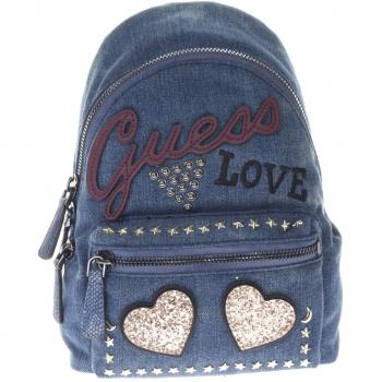 Mod. In Love borsa a mano/tracolla, denim blu, 3 scomparti – B19GU64