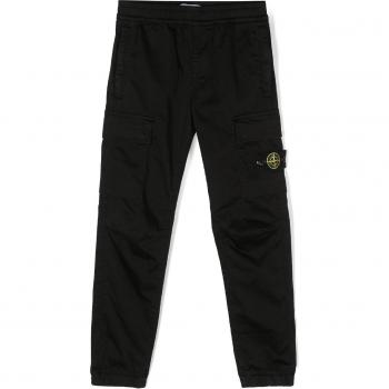 Pantaloncini Nero Bambino Stone Island