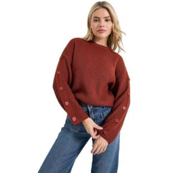 Women’s Orange XL Dorothy Perkins Button‑Front Sweater