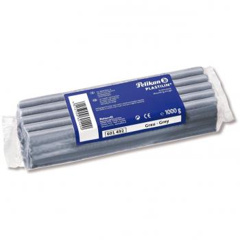 Pâte à modeler Plastilin gris 1 kg