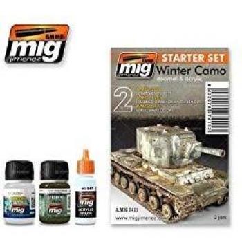 AMMO OF MIG JIMENEZ S.L. WINTER CAMO SET