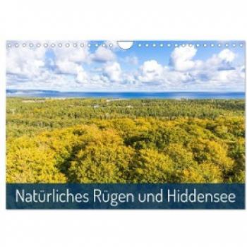 Natürliches Rügen und Hiddensee (Wandkalender 2024 DIN A4 quer) CALVENDO Monatskalender