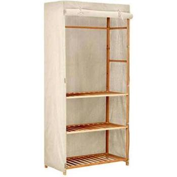 VidaXL 3-Shelf Clothes Storage Unit 79x40x170 cm