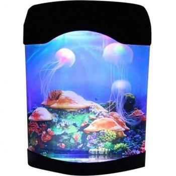 Éclairage LED pour aquarium avec méduse artificielle