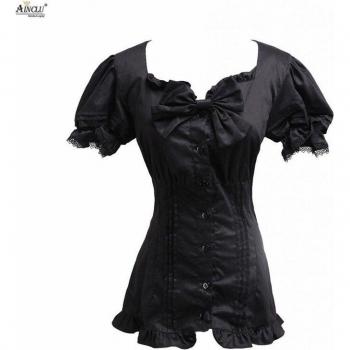 Women's Ainclu Black Lace Shirt