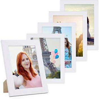 Galleria Foto 5×10x15 – Photolini Basic Set in Bianco
