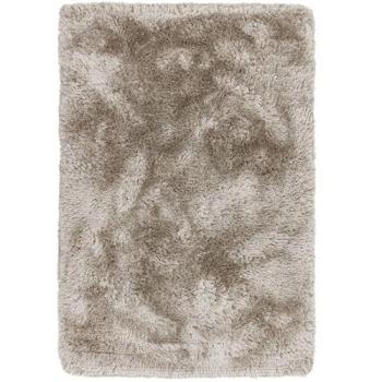 Silk‑Touch Beige Shaggie 60x86 Luxury Hand‑Made Rug