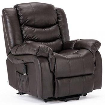 Seattle Electric Rise Bonded Leather Recliner Armchair