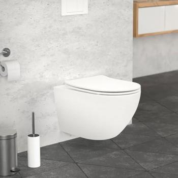 WC Suspendido Blanco Mate Duroplast ecd Germany