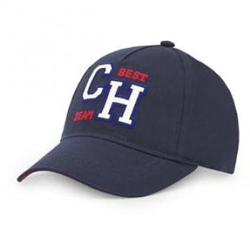 Gorra de niño Charanga con diseño bordado azul