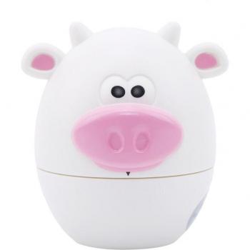 Cute Cartoon Cow and Bear Mechanical Alarm Clock