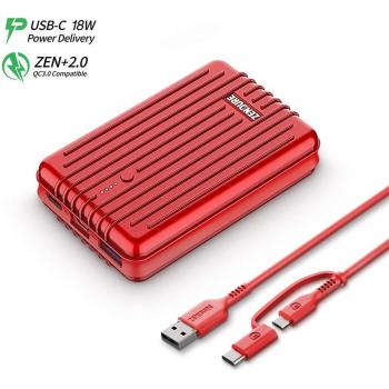 Zendure A3 PD Powerbank 10.000mAh, Rot