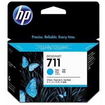 HP 711 Paquete de 3 cartuchos