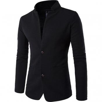 Blazer Formel Shenrun Homme – 2 Boutons, Col Haut