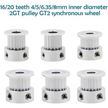 GT2 16 Tooth Timing Pulley for 3D Printer Synchronous Drive