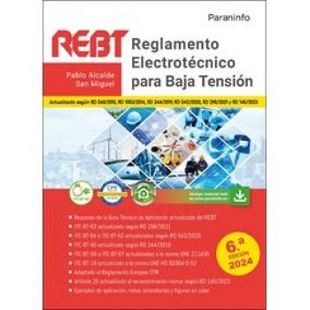 REGLAMENTO ELECTROTECNICO PARA BAJA TENSION 6.ª EDICION 2024