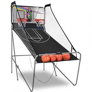COSTWAY Klappbarer Basketballständer mit automatischer Scoring-Funktion