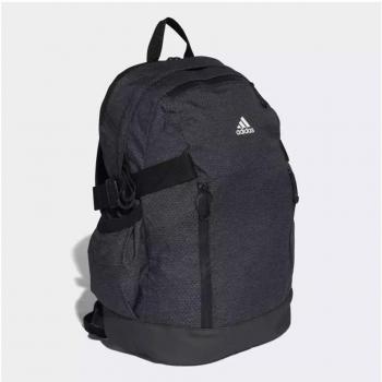 Adidas Power Urban Rucksack für Herren und Damen – Schwarz/Weiß, 18 × 32 × 48 cm