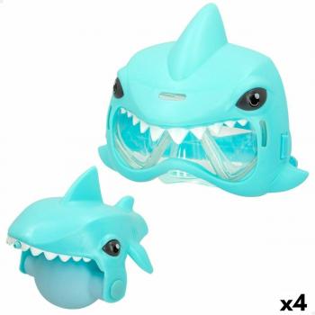 Eolo Tiburón: Set de Juego de Agua y Buceo (4 Unidades)