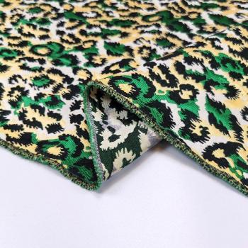 Tissu jacquard léopard 3D automne-hiver