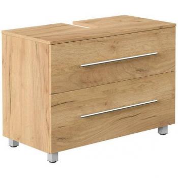 Mondial Waschtischunterbau Eiche Gold 85 cm