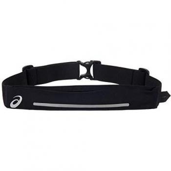ASICS Black Waistpack Belt, Adult Unisex, One Size