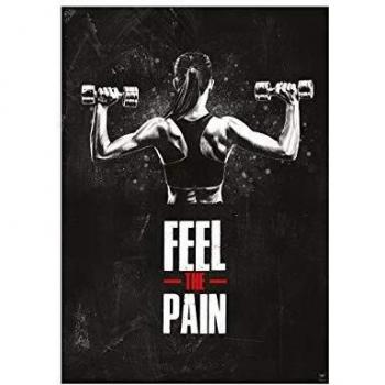 Affiche de sport GREAT ART feel the pain n° 7