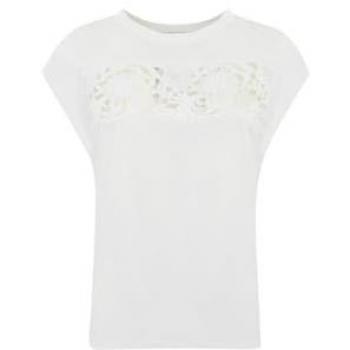 Black Lace Detail Twinset 2XS Female Top