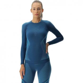 UYN Women's Evolution Long Sleeve Base Layer Shirt Blue XL