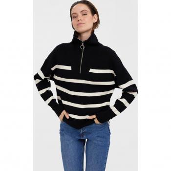 Pull col camionneur rayé Vero Moda