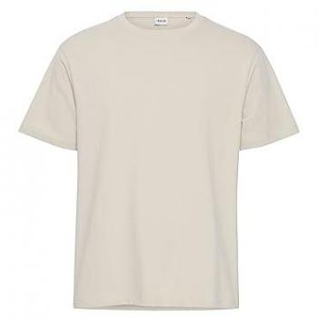Herren T-Shirt Kurzarm Basic Beige Regular Fit XXL aus hochwertiger Baumwolle