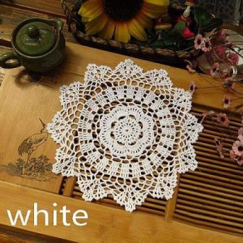 Round Lace Coaster Set