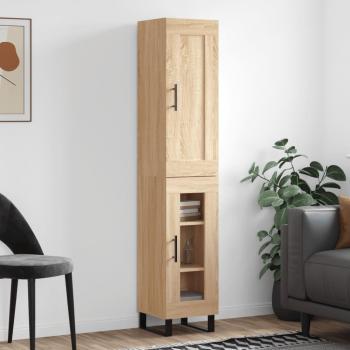 Aparador de madera contrachapada 34,5x34x180 cm