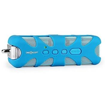 ONECONCEPT Blue Know Wireless Speaker – Batterie longue durée (8h) – Waterproof – Bleu