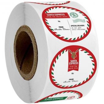 Paquete de Pegatinas de Fiesta Navideña