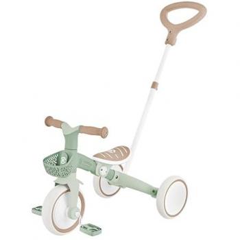 Porteur Tricycle Globber 3-en-1 Écologique Olive