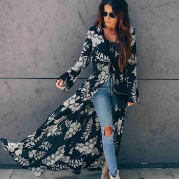 Cardigan Largo para Traje de Baño