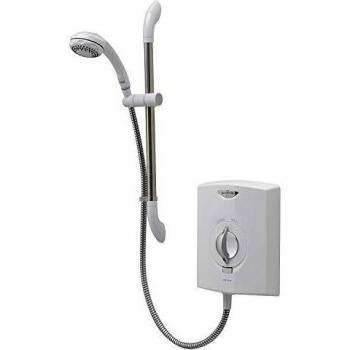 9.5 kW Electric Shower with RP Stanza, Gainsborough Duo