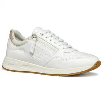 Geox Damen Sneakers Bulmya D36NQB 0BCAR C1000 Weiß