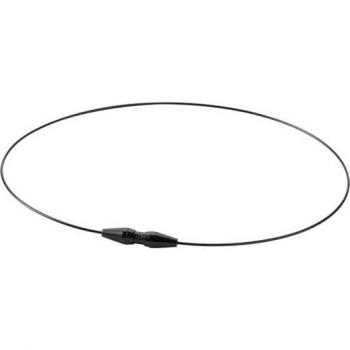 Phiten RAKUWA Metax‑Stahl Schwarz 50 cm Halskette