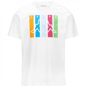 T-shirt Kappa Funior manica corta bianca multicolore 3XL
